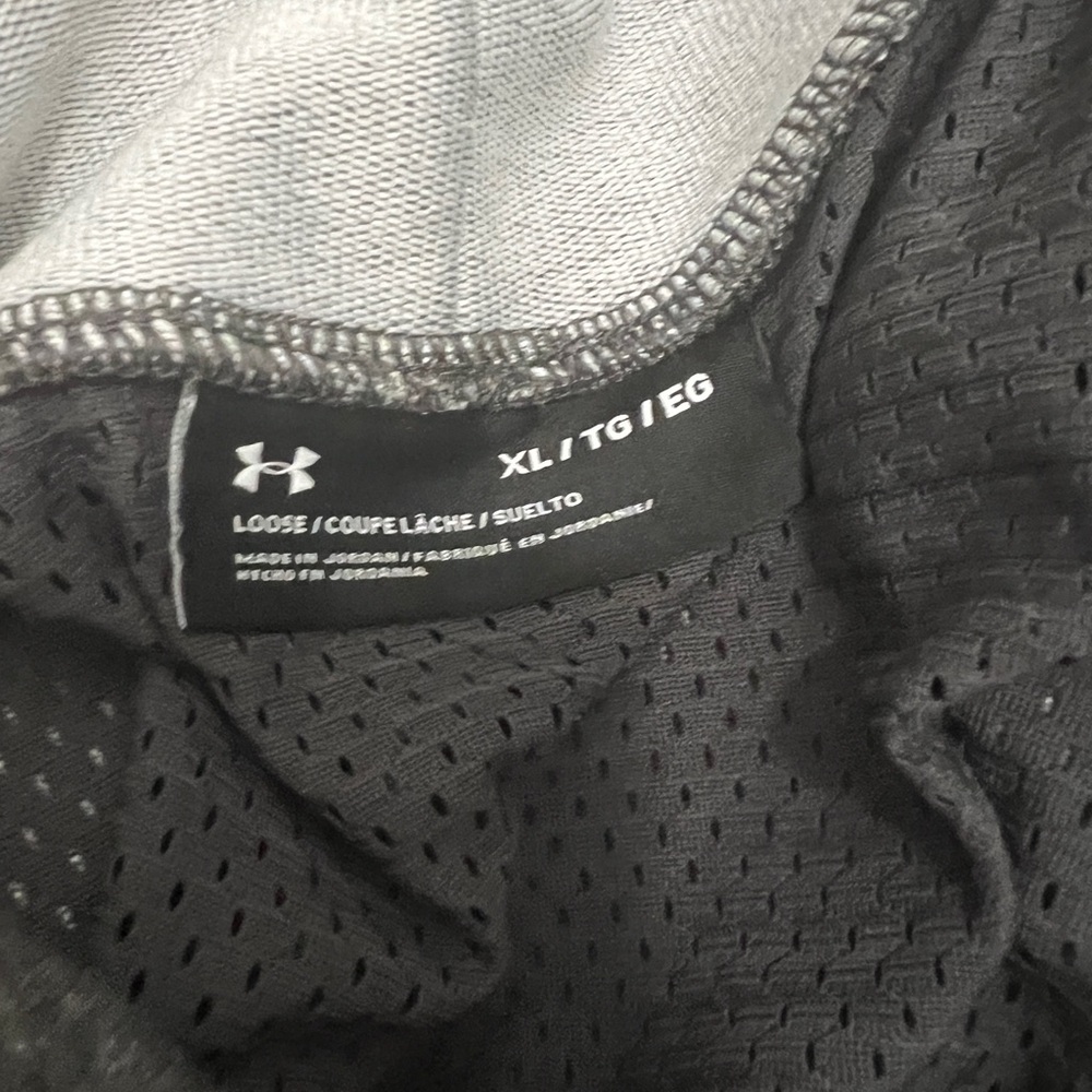 Under Armour Women's Charcoal Tank Top with Orange Accents - Picture 5 of 7